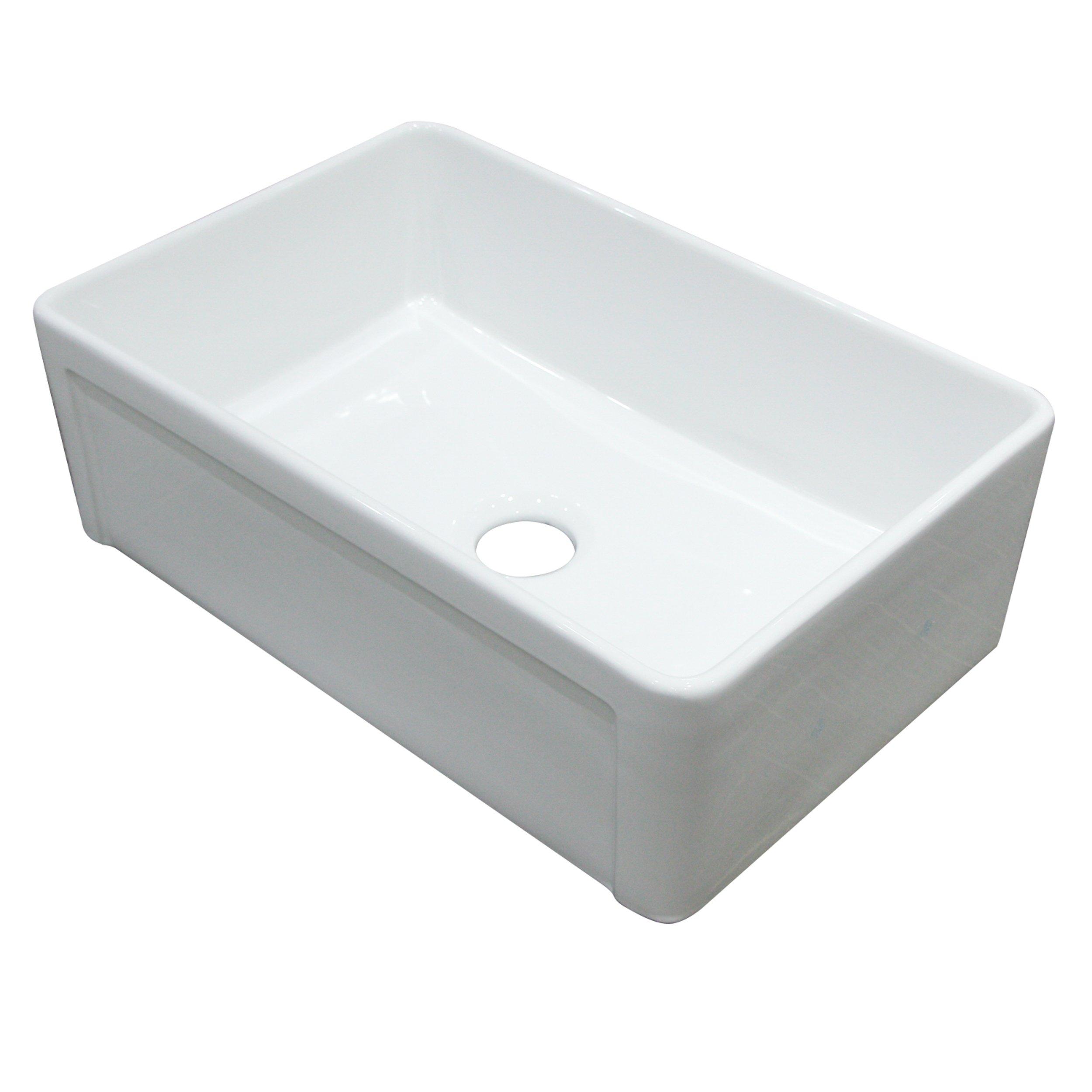 Farmhouse Rectangle Porcelain Sink