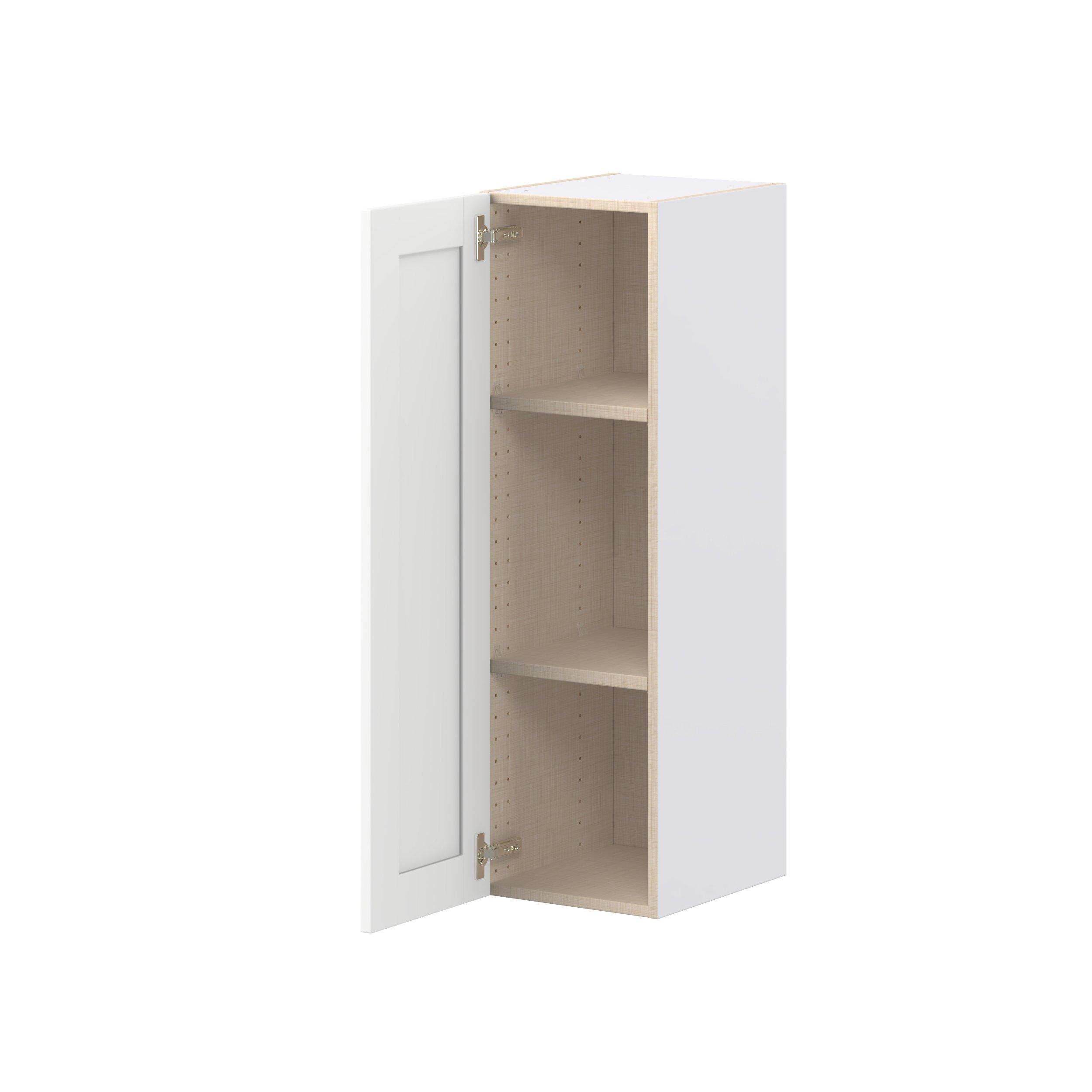 Summerhill 12 in. Bright White Door Wall Cabinet