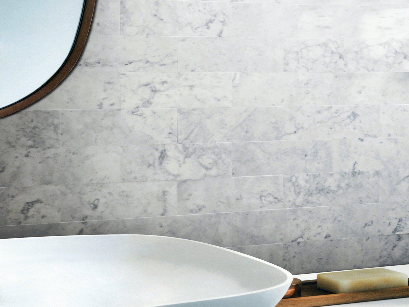 Bianco Carrara Polished Marble Tile