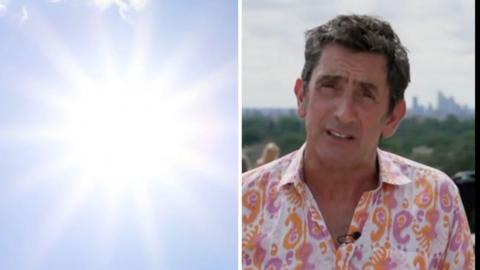 left, sun. right, correspondent.
