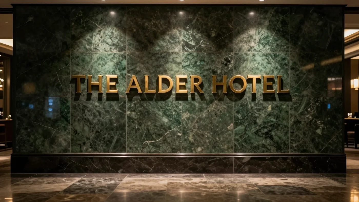 Hotel signage