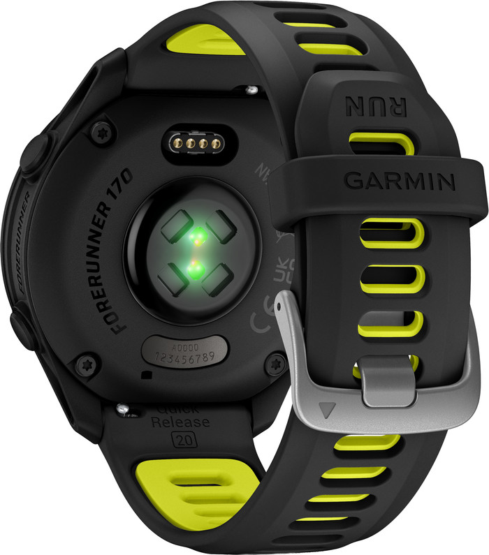 Garmin Forerunner 170 43mm Black back