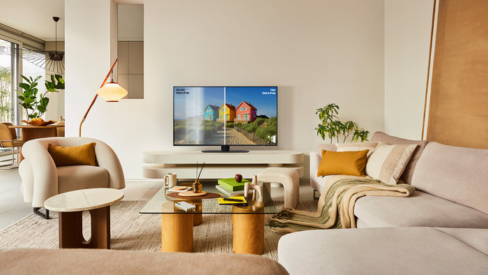 Samsung 65" The Frame Pro LS03FW 4K (2025) product in gebruik