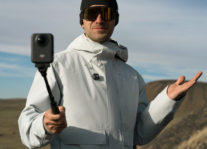 DJI Osmo 360 Standard Combo product in gebruik