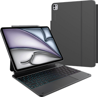 BlueBuilt Apple iPad Air (2026/2025/2024) 13 inch Toetsenbord Hoes QWERTY Zwart
