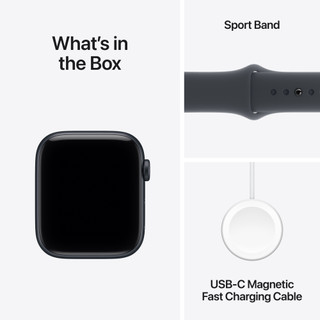 Apple Watch SE 3 44mm Midnight Sport Band M/L