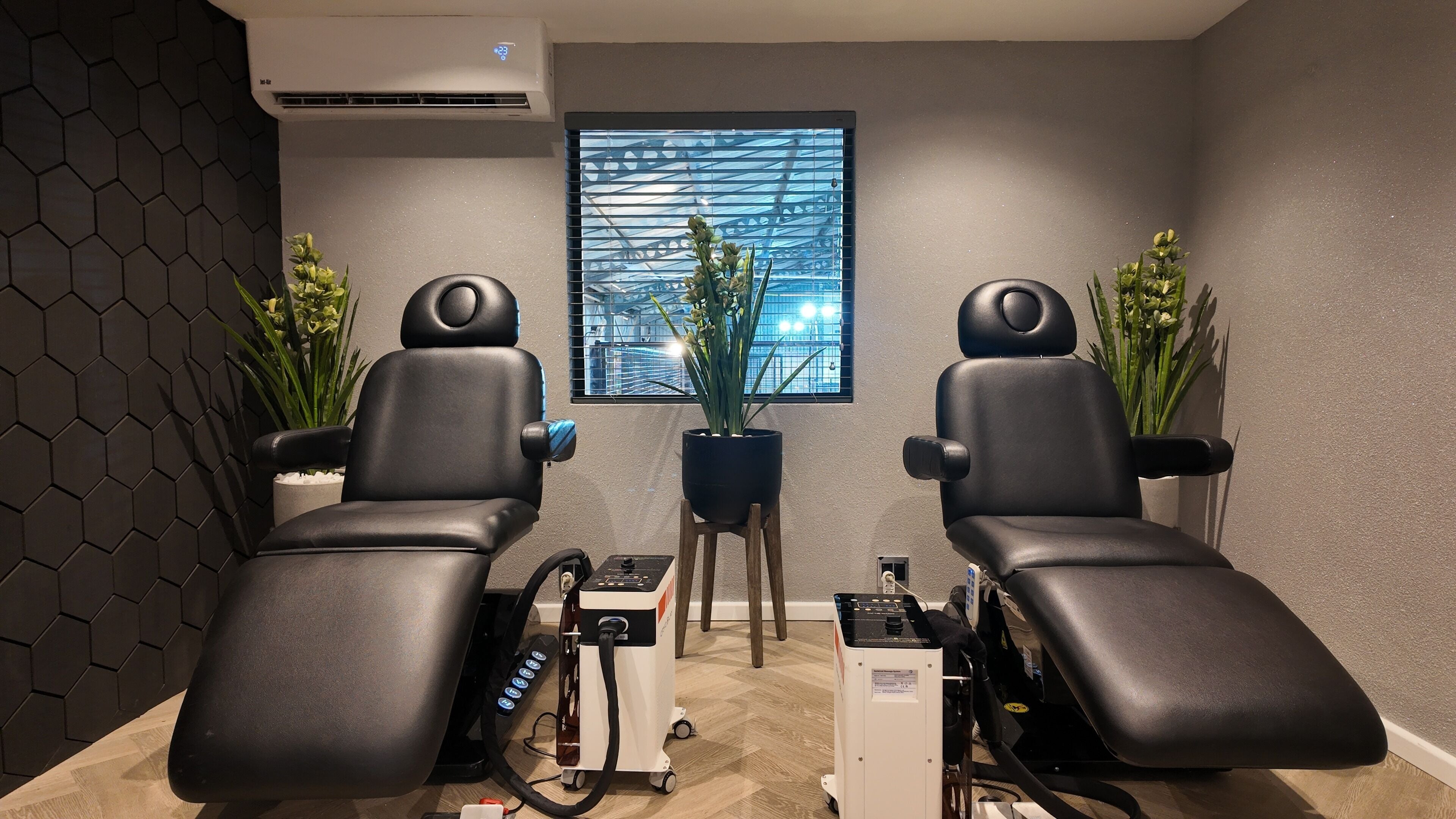 Relaxing therapy chairs at Play Recovery Centre, Mount Edgecombe, Kwazulu-natal, ZA enhancing wellness experience.