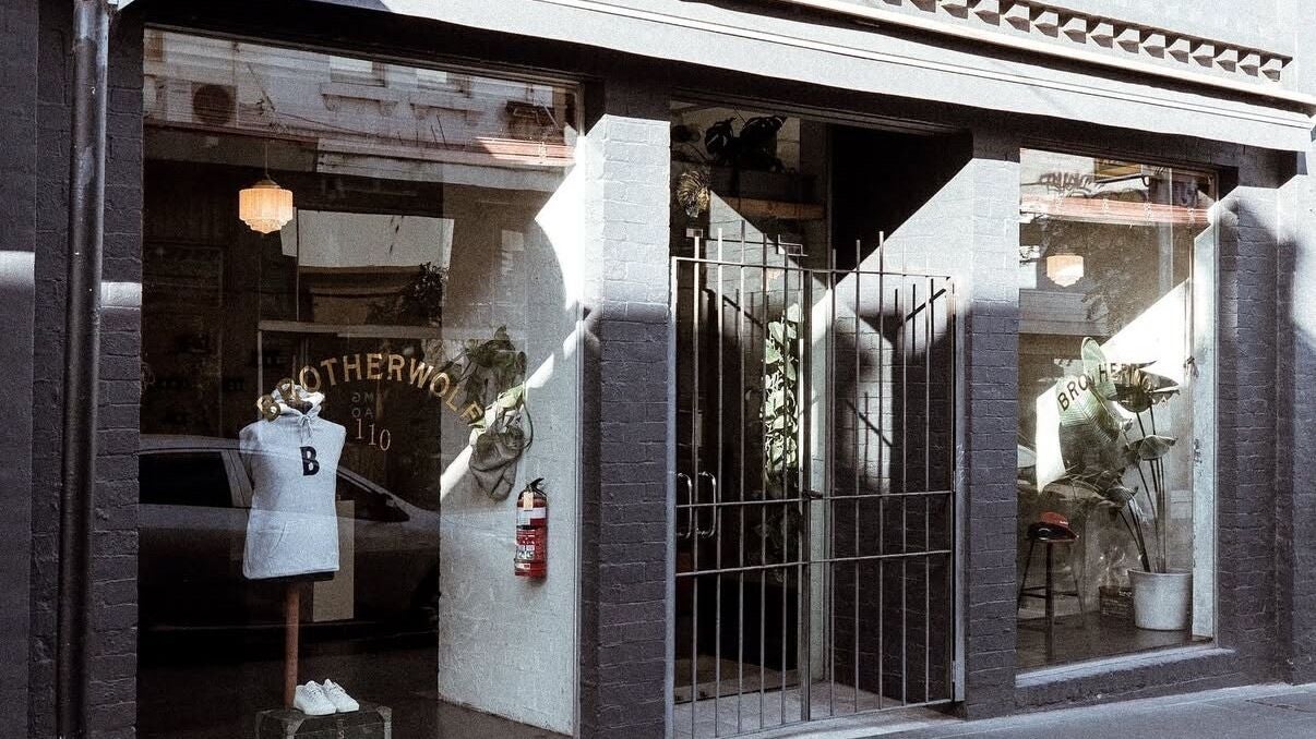 Front view of Brother Wolf Prahran, a stylish hair salon in Prahran, Victoria, AU with modern decor.