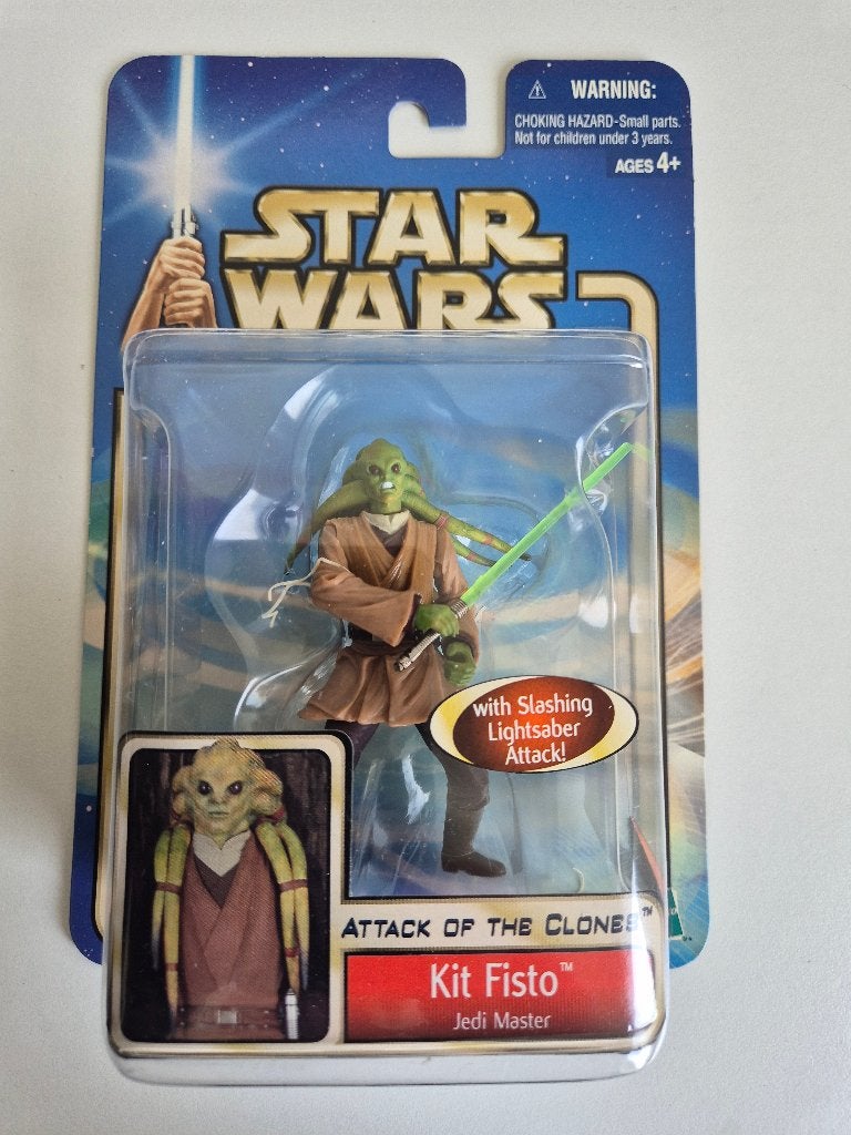Star Wars Saga 02-05 Kit Fisto Jedi Knight, Verzamelen, Star Wars, Ophalen of Verzenden, Nieuw, Actiefiguurtje