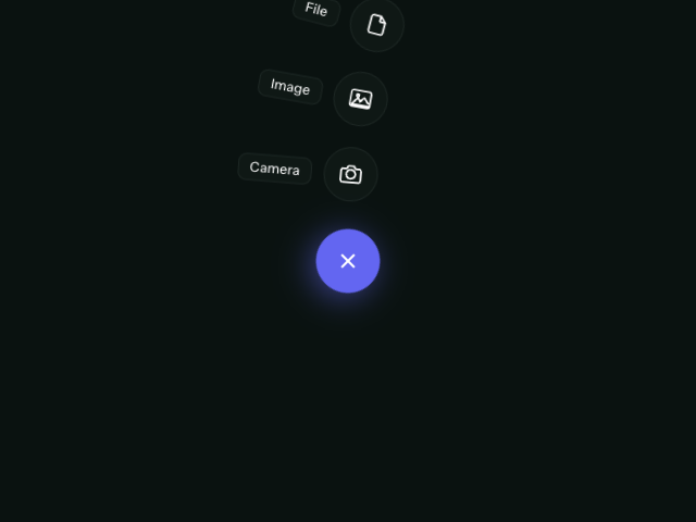 Floating Action Button animation example
