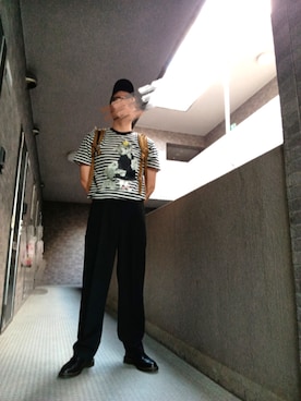 「アイテム（バックパック/リュック）」を使った、jumpei20さん（メンズ・183cm・40代）の春コーディネート
