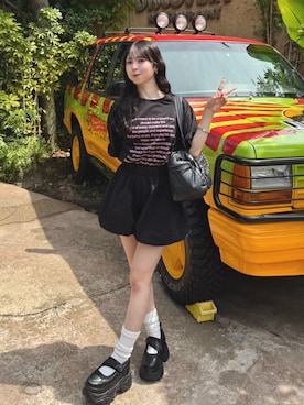 「アイテム（アクセサリー）」を使った、りなてぃさん（レディース・150cm・20代）の秋コーディネート