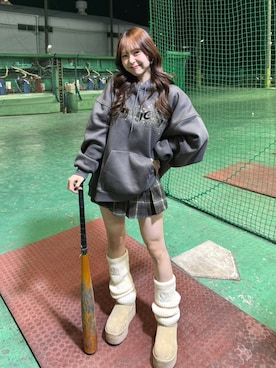 「アイテム（アイシャドウ）」を使った、りなてぃさん（レディース・150cm）の秋コーディネート