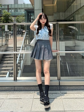 「INGNI（イング）のアイテム」を使った、naoさん（レディース・159cm）の夏コーディネート