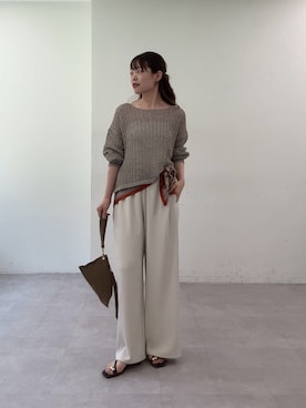 「骨格ストレート」｜manakaさん（レディース・162cm）の春コーディネート