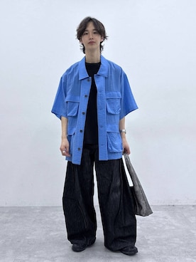 「アイテム（デジタル腕時計）」を使った、 koutaさん（メンズ・173cm）の夏コーディネート