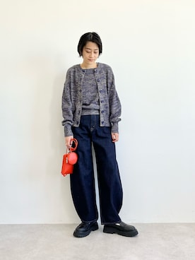 「アイテム（ショルダーバッグ）」を使った、Yamaさん（レディース・160cm・20代）の冬コーディネート