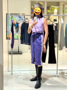 「台風」｜hocheさん（レディース・184cm）の秋コーディネート