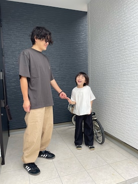 「IENA（イエナ）のアイテム」を使った、しんぱぱさん（メンズ・110cm）の夏コーディネート