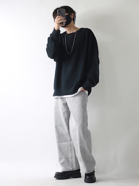 「アイテム（福袋/福箱）」を使った、TJさん（メンズ・177cm）の秋コーディネート