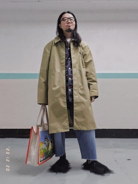 「アイテム（ルームウェア/パジャマ）」を使った、Paak Chanさん（メンズ・172cm・40代）の冬コーディネート