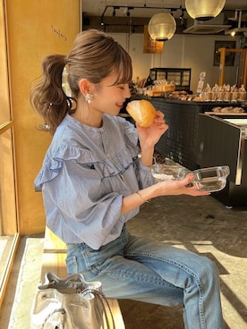 「アイテム（アクセサリー）」を使った、kannaさん（レディース・162cm）の冬コーディネート