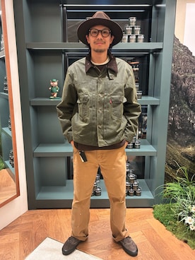「アイテム（財布）」を使った、YOUさん（メンズ・180cm）の冬コーディネート