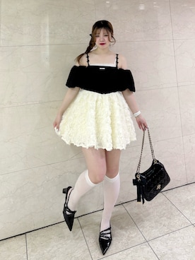 「アイテム（キャミソール）」を使った、yuikaさん（レディース・159cm）の春コーディネート