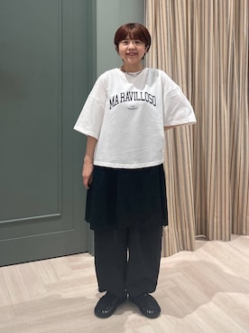 「studio CLIP（スタディオクリップ）のアイテム」を使った、しーさんさん（レディース・147cm）の春コーディネート