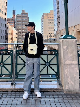 「NIKE（ナイキ）のアイテム」を使った、KNTさん（メンズ・270cm）の春コーディネート