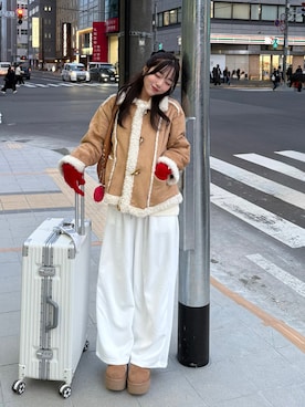 「アイテム（化粧下地）」を使った、ramuさん（レディース・166cm）の秋コーディネート