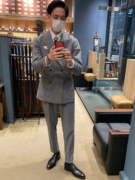 「アイテム（ドレスシューズ）」を使った、ty1707さん（メンズ・178cm）の春コーディネート