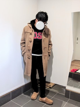 「アイテム（モカシン/デッキシューズ）」を使った、☆ｔａｋｕ☆さん（メンズ・172cm・50代）の冬コーディネート