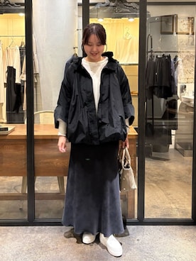 「BEARDSLEY（ビアズリー）のアイテム（トートバッグ）」を使った、BEARDSLEYさん（レディース・162cm）の冬コーディネート