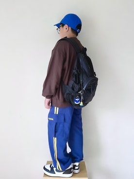 「NIKE（ナイキ）のアイテム（スニーカー）」を使った、yo_yoさん（キッズ・130cm）の冬コーディネート