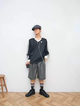 「アイテム（パック/フェイスマスク）」を使った、Naotoさん（メンズ・165cm）の秋コーディネート