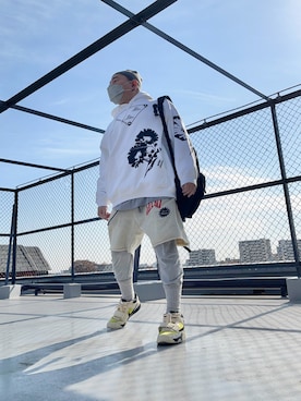 「Dior homme（ディオールオム）のアイテム（ニットキャップ/ビーニー）」を使った、つーるはーさん（メンズ・166cm）の秋コーディネート