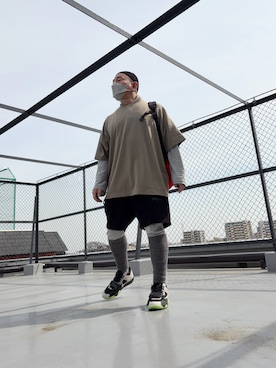 「アイテム（ニットキャップ/ビーニー）」を使った、つーるはーさん（メンズ・166cm・50代）の春コーディネート