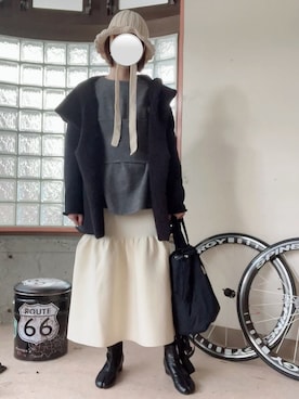 「GERRY（ジェリー）のアイテム（バックパック/リュック）」を使った、happyclosetさん（レディース・162cm）の冬コーディネート