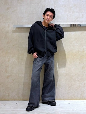 「RAGEBLUE（レイジブルー）のアイテム（タンクトップ）」を使った、カサイさん（メンズ・165cm）の秋コーディネート