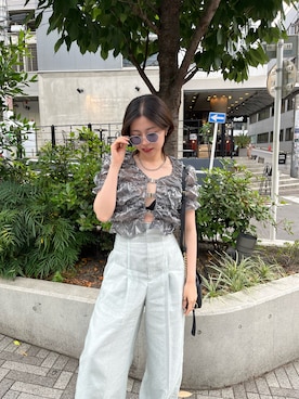 「アイテム（その他トップス）」を使った、ronさん（レディース・157cm）の秋コーディネート