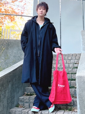 「ASTRONOMY（アストロノミー）のアイテム（ジャケット/アウター）」を使った、だぃすけさん（メンズ・170cm）の冬コーディネート