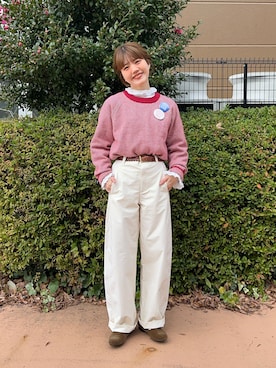 「BEAMS BOY（ビームスボーイ）のアイテム（ドレスシューズ）」を使った、yukie.さん（レディース・155cm）の冬コーディネート