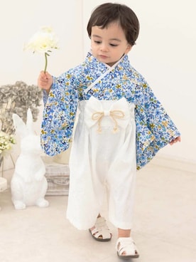 「アイテム（着物）」を使った、sweet mommyさん（キッズ・81cm）の夏コーディネート