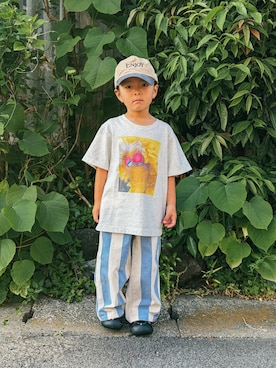 「アイテム（帽子）」を使った、zeeeeenさん（キッズ・100cm）の春コーディネート