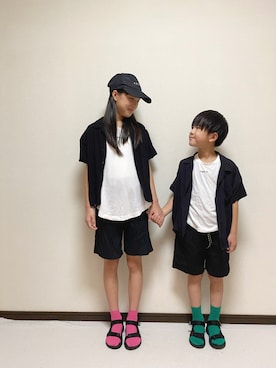 yuuu_soooさん（キッズ・143cm）の夏コーディネート