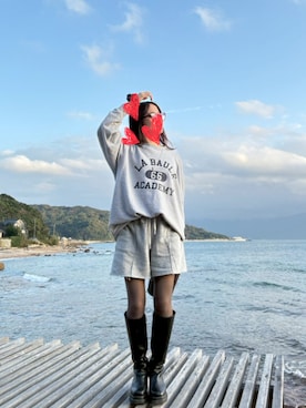 「無印良品（ムジルシリョウヒン）のアイテム（メガネ）」を使った、rrrさん（レディース・160cm）の秋コーディネート