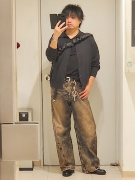 「アイテム（香水）」を使った、shusoさん（メンズ・170cm）の春コーディネート