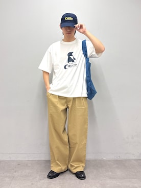 「アイテム（バッグ）」を使った、ゆいととさん（メンズ・170cm）の春コーディネート