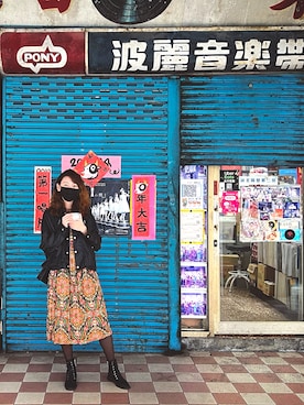 「アイテム（その他アウター）」を使った、Amelieさん（レディース・165cm）の冬コーディネート